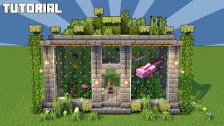 Minecraft Axolotl Aquarium Tutorial [upl. by Rustin]