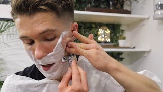 How to Shave with a Safety Razor MÜHLE Shaving tutorial [upl. by Thursby]