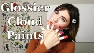 GLOSSIER CLOUD PAINT SWATCHES all 6 shades [upl. by Files]