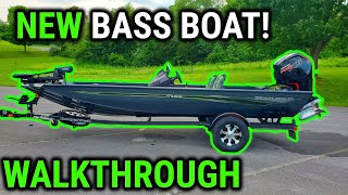 RANGER RT188 WALKTHROUGH  My BRAND NEW Bass Boat [upl. by Einhoj]