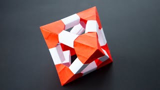 Origami Polyhedra Kit Octahedron [upl. by Vidda]