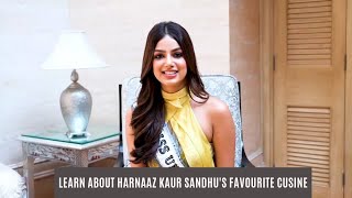 Revealed Harnaaz Kaur Sandhus Favourite Cusine [upl. by Enilra]