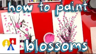 How To Paint Blossoms [upl. by Anerahs530]