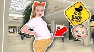 14 YEAR OLD WEARS PREGNANCY BUMP FOR 24 HOURS  Family Fizz [upl. by Akzseinga991]