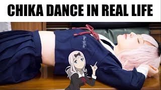 CHIKA DANCE FULL ANIME in real life Cosplay Dance Fujiwara [upl. by Norel]