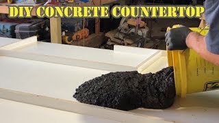 DIY Countertop  Concrete [upl. by Rosenwald]