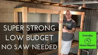 How To Build Storage Shelves  Easy Build [upl. by Petua]