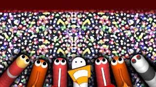 WORLD RECORD MASS SLITHERIO SERVER  Slitherio Gameplay  Hacking Slitherio Hack  Mods [upl. by Cruce467]