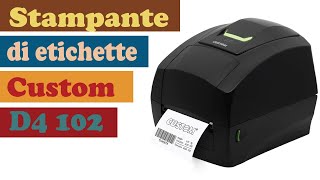 Stampante di etichette custom D4 102 [upl. by Adim]