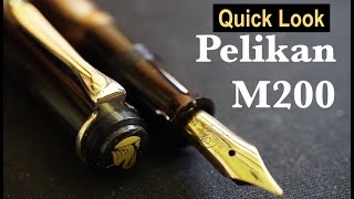 Quick Look Pelikan M200 Fountain Pen [upl. by Rudelson]