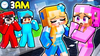 Crystal is SLEEPWALKING At 3AM In Minecraft [upl. by Kitchen]