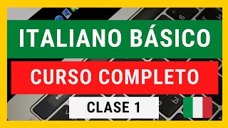 💣 CURSO COMPLETO DE ITALIANO BASICO para principiantes clase 1 aprendeitaliano tendencias [upl. by Monteith799]