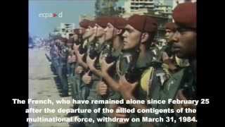 French Army in Lebanon  Beirut 1982 1984 [upl. by Doloritas]