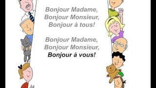 3 Chanson Bonjour Madame [upl. by Adrian857]