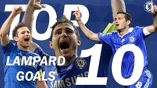 TOP 10 Frank Lampard Goals  Chelsea Tops [upl. by Joete]