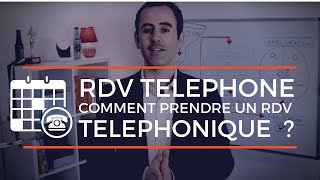 Rendezvous téléphonique  comment prendre un rendezvous par téléphone [upl. by Reffineg37]