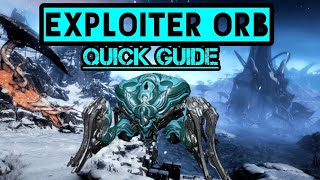 Exploiter Orb Quick Guide  Warframe Event Guide [upl. by Oakie]