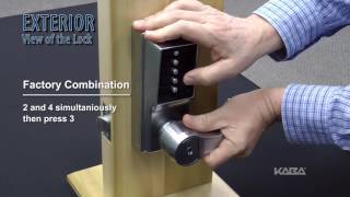 Simplex 1000  L1000 Lock  How to Change the Combination [upl. by Sileas93]