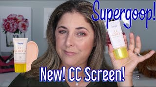 NEW Supergoop CC Screen 100 Mineral CC Cream SPF 50 PA  Wear Test and Review [upl. by Ailelc]