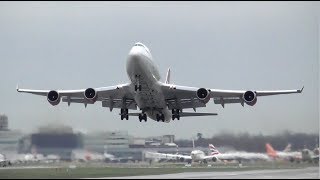 Heavy Departures at London Gatwick Airport RW26L  070320 [upl. by Sykes]