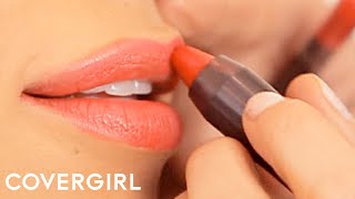 Lipstick Tips How to Apply Long Lasting Lipstick  COVERGIRL [upl. by Mannie]