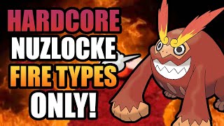 Pokemon White 2 Hardcore Nuzlocke  Fire Type Pokemon Only No items No overleveling [upl. by Benedic]