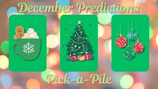 🎄 December Predictions 🎄 PickaPile Reading 🎁 [upl. by Esta]