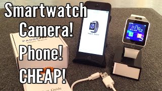 Review DZ09 Bluetooth SmartWatch with Camera [upl. by Astra]