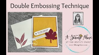 Double Embossing Technique [upl. by Donnie937]