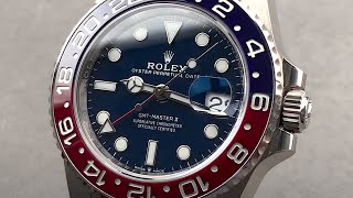 Rolex GMTMaster II quotPepsiquot 126719BLRO Rolex Watch Review [upl. by Euqinahc]