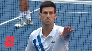 Reaction to Novak Djokovic’s default from the 2020 US Open  ESPN [upl. by Elrae]