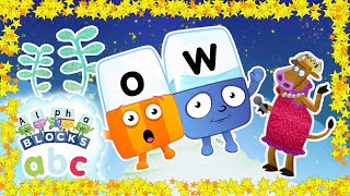 Alphablocks  How Now Brown Cow  Phonics  Learn to Read [upl. by Persas]