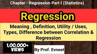 Regression Analysis Statistics  Regression Analysis  Regression Statistics  in Hindi [upl. by Casi]