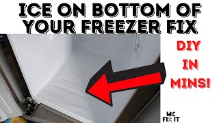 Ice on Bottom of Freezer Repair Samsung Fridge amp Freezer Complete Guide Samsung RS261MDRS [upl. by Azila]