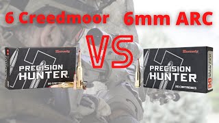 6 ARC vs 6 CREEDMOOR  Ballistics Comparison [upl. by Rhoades]