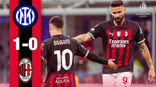 Inter 10 AC Milan  Highlights ChampionsLeague [upl. by Whitehouse]