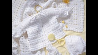 Crochet Along  Baby Layette  Bonnet  Video 1 [upl. by Greene]