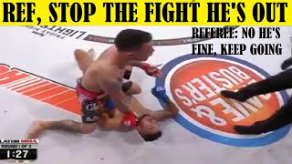 Top 10 Times Fighters Refused to Hit Their Opponent [upl. by Pearse975]