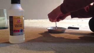 Potassium Permanganate and Sulphuric Acid [upl. by Qifar625]