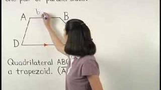 Definition of a Trapezoid  MathHelpcom  Geometry Help [upl. by Aekin]