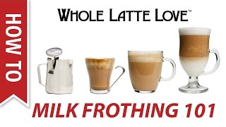 Milk Frothing for Beginners [upl. by Pittel800]