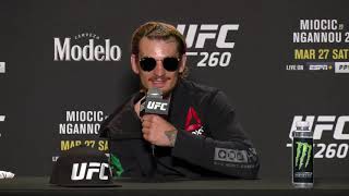 UFC 260 Sean OMalley PostFight Press Conference [upl. by Claiborn]