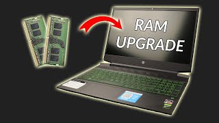 How to Upgrade RAM on HP Pavilion Gaming Laptop 15 [upl. by Angy]