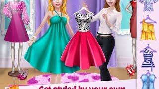 Shopping Mall Girl Dress Up amp Style Game  iPad app demo for kids  Ellie [upl. by Dolph]