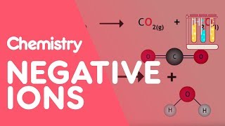 How To Test For Negative Ions  Chemical Tests  Chemistry  FuseSchool [upl. by Langill]