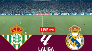 LIVE Real Betis vs Real Madrid La Liga 2425 Full Match  Video Game Simulation [upl. by Malachi]