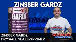 Zinsser Gardz  Drywall sealerprimer [upl. by Shimkus130]