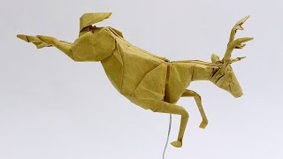 How to make an Origami Deer [upl. by Einahpehs]