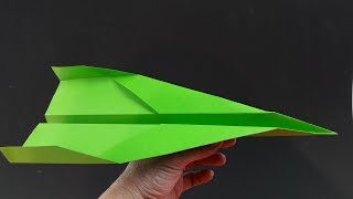 Papierflieger falten Anleitung selber basteln Origami schneller Flieger [upl. by Laband769]