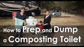 How to Prep and Dump a Composting Toilet [upl. by Menashem]